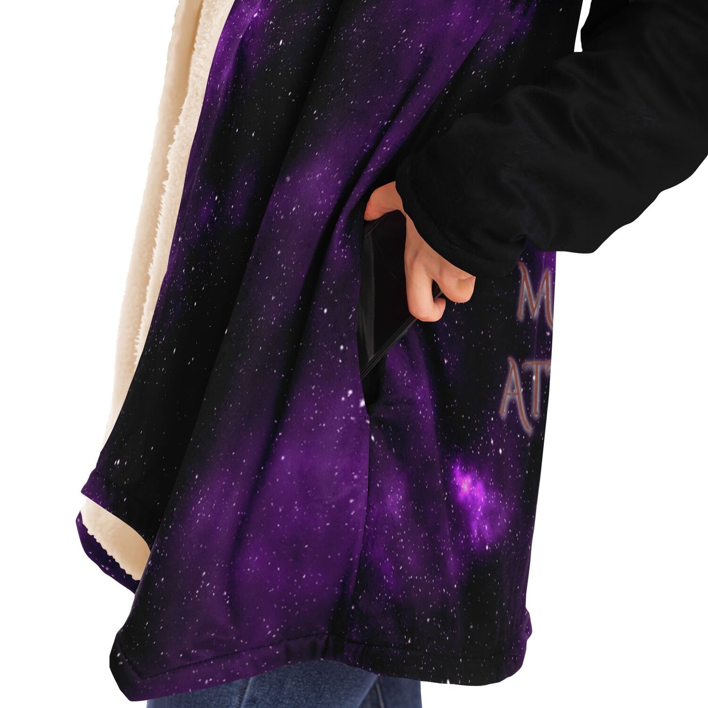 Positive Attitude Cloak (Purple Stars)